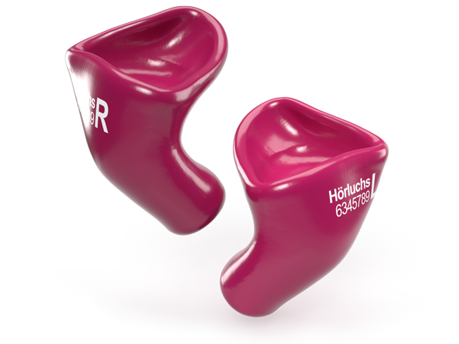 Nahaufnahme des diskreten SOWEI-FREE Gehörschutzes in der Farbe Graphit. SO GEHÖRT bietet diesen Gehörschutz mit hohem Tragekomfort für professionelle Anwender wie Musiker und DJs.