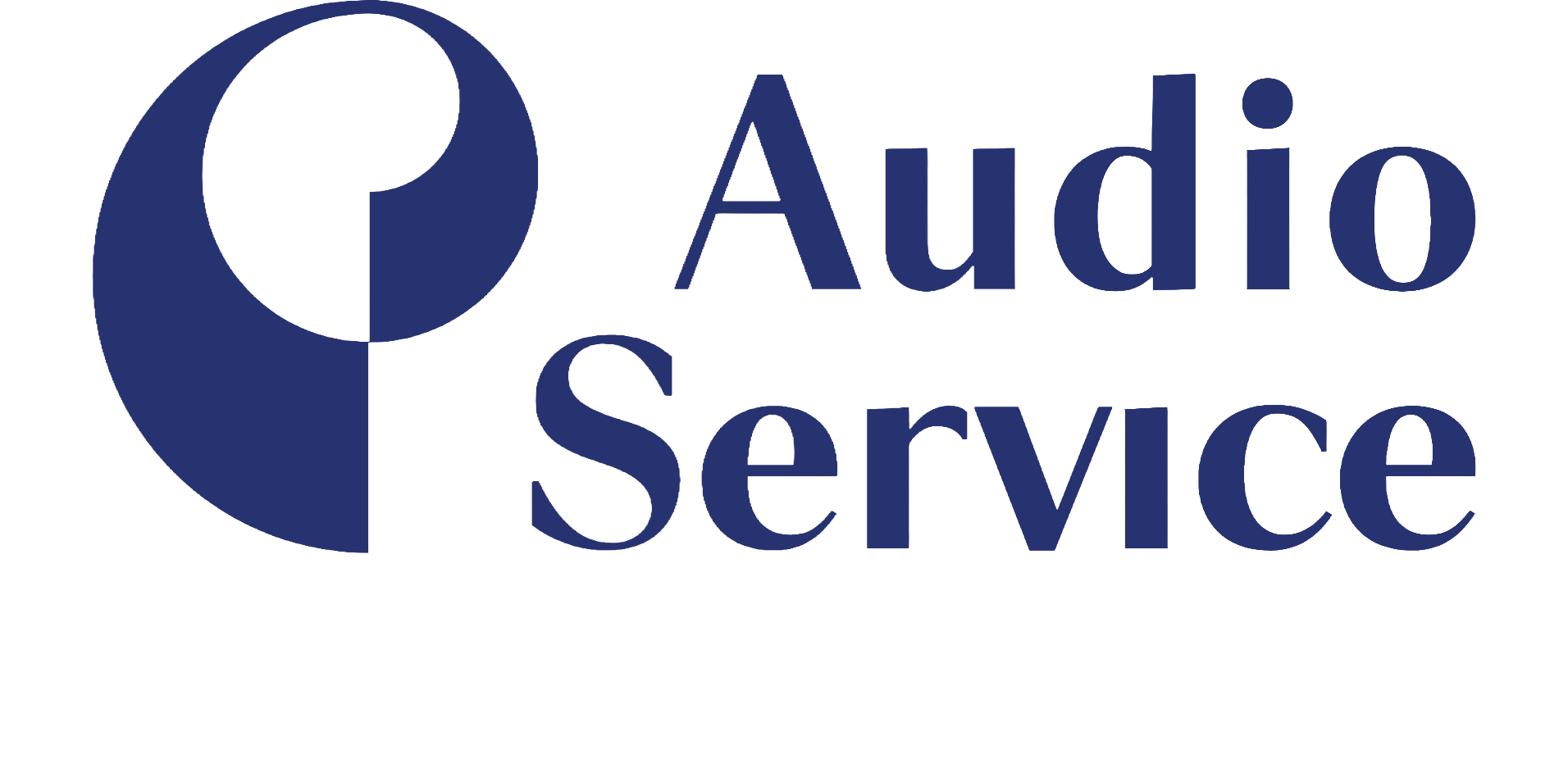 Audio service logo Audio service logo